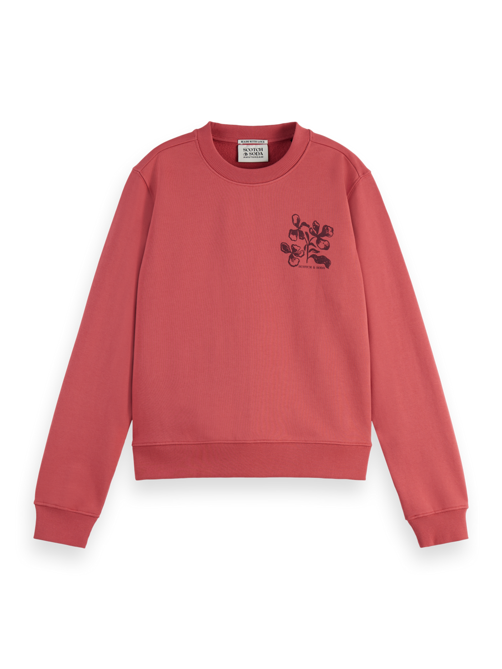 Chest artwork regular sweatshirt
