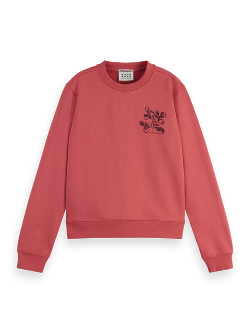 Chest artwork regular sweatshirt