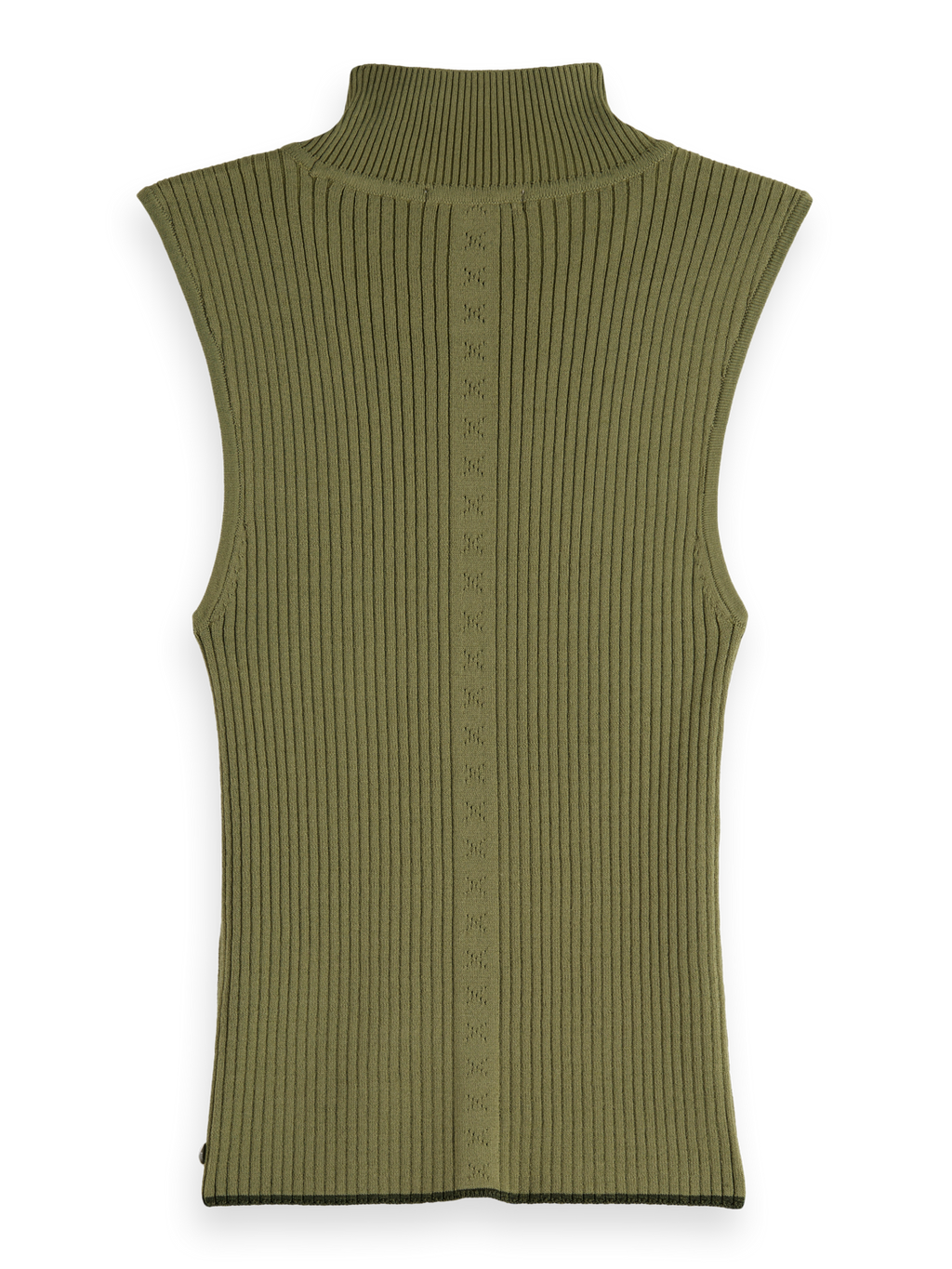 Ribbed knitted tank