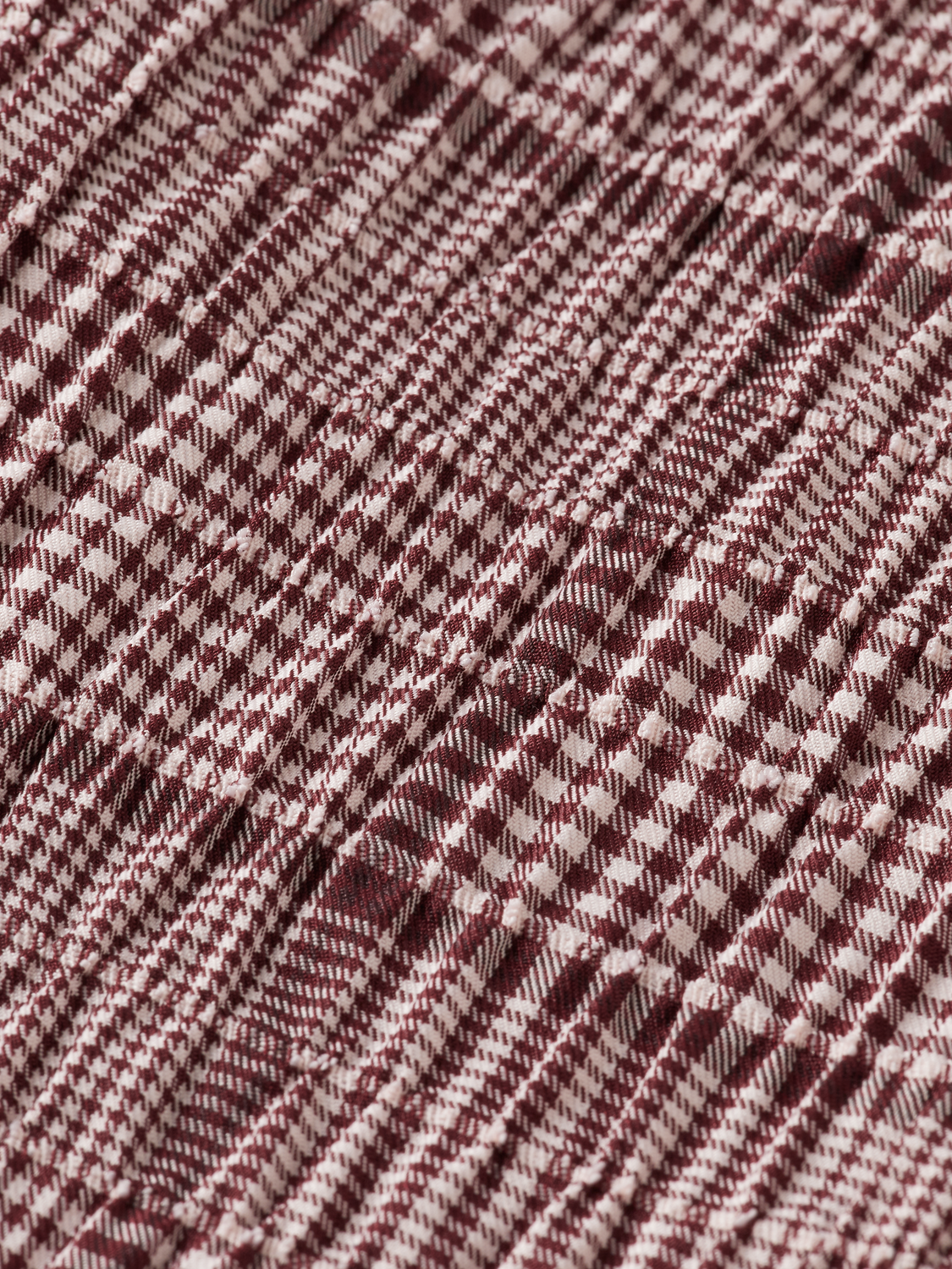 Rose prince of wales seersucker pant