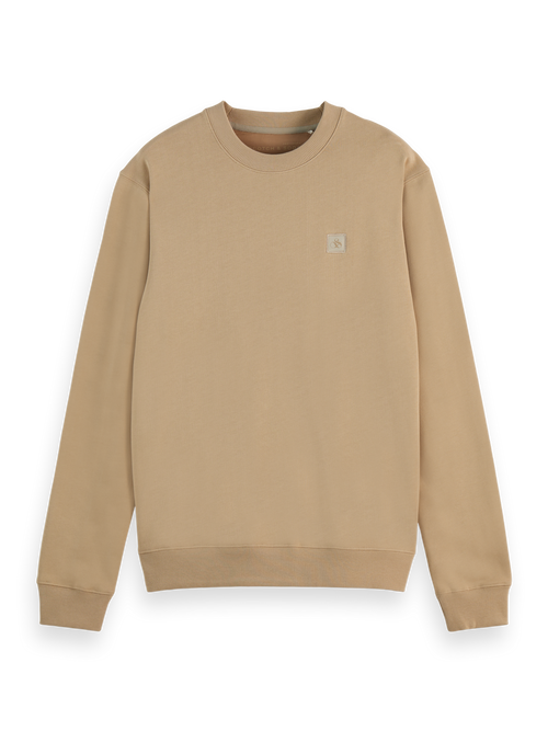 Seasonal core - badge logo crew sweatshirt