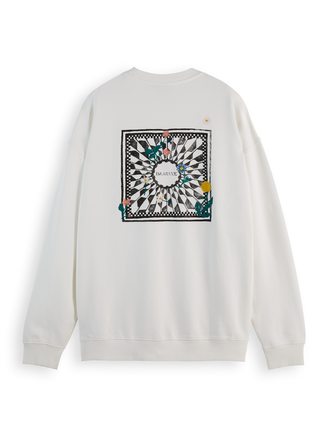 Relaxed artwork sweatshirt – Scotch & Soda Amsterdam