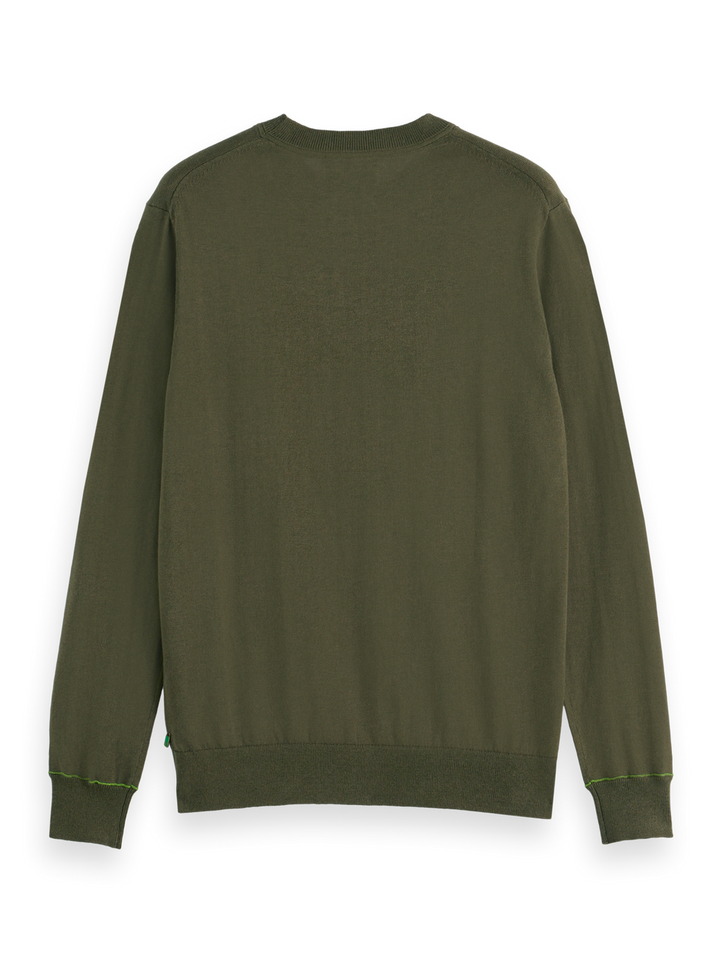 Linen-blend crewneck