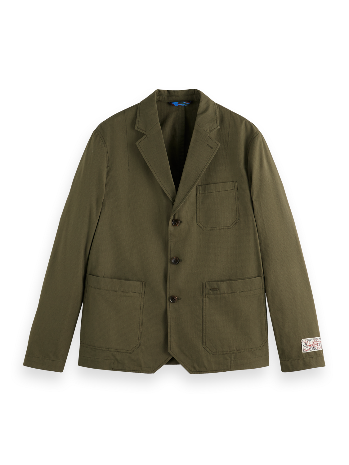 military relaxed blazer