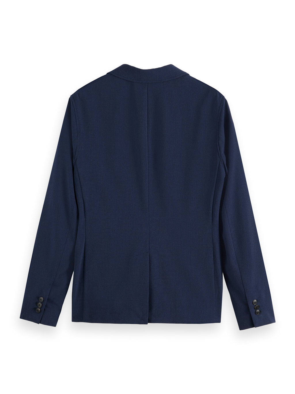 Single-breasted seersucker check relaxed blazer