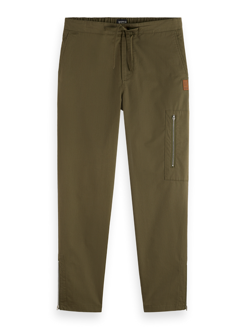 Straight fit cotton ripstop cargo pant