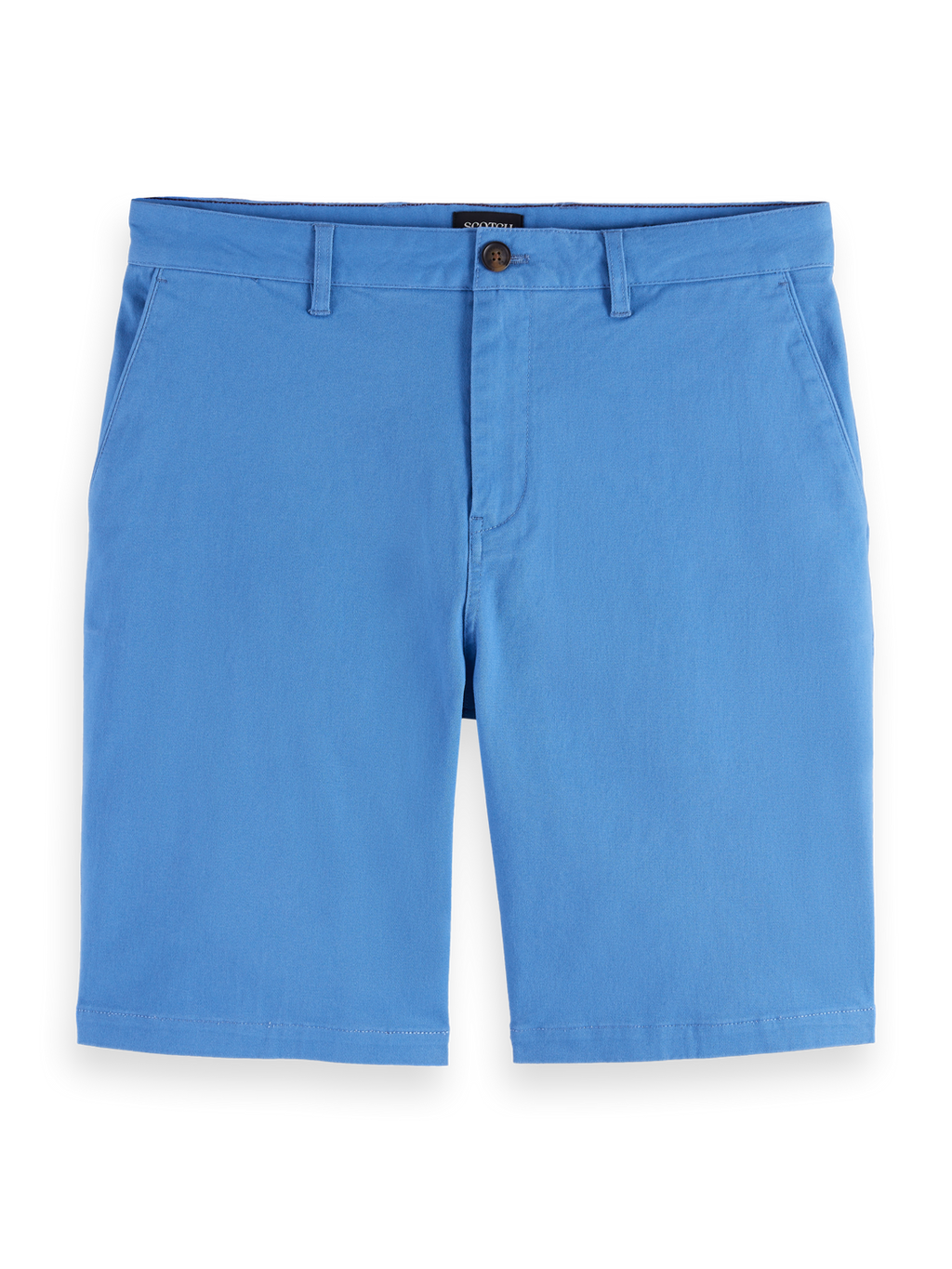 Stuart washed cotton blend short
