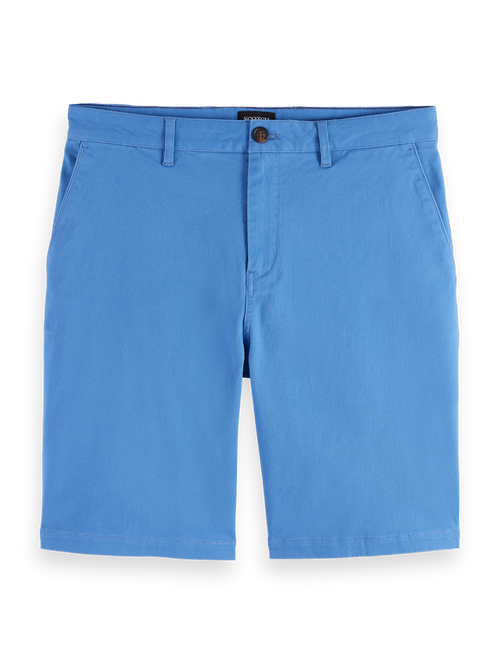 Stuart washed cotton blend short