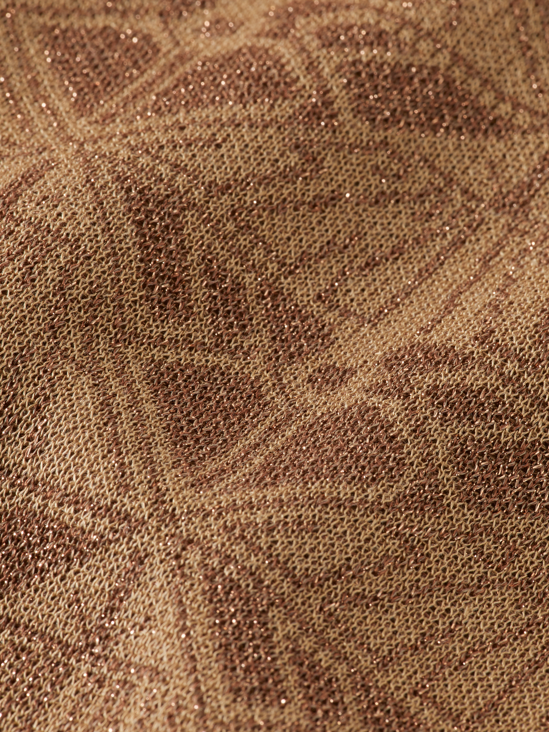 Monogram jacquard cropped pullover