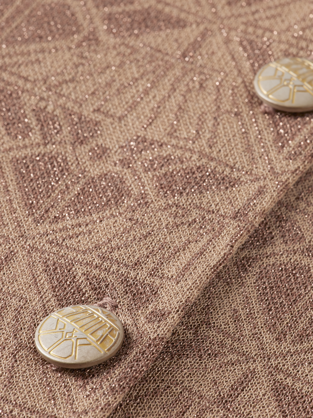 Jacquard knitted jacket