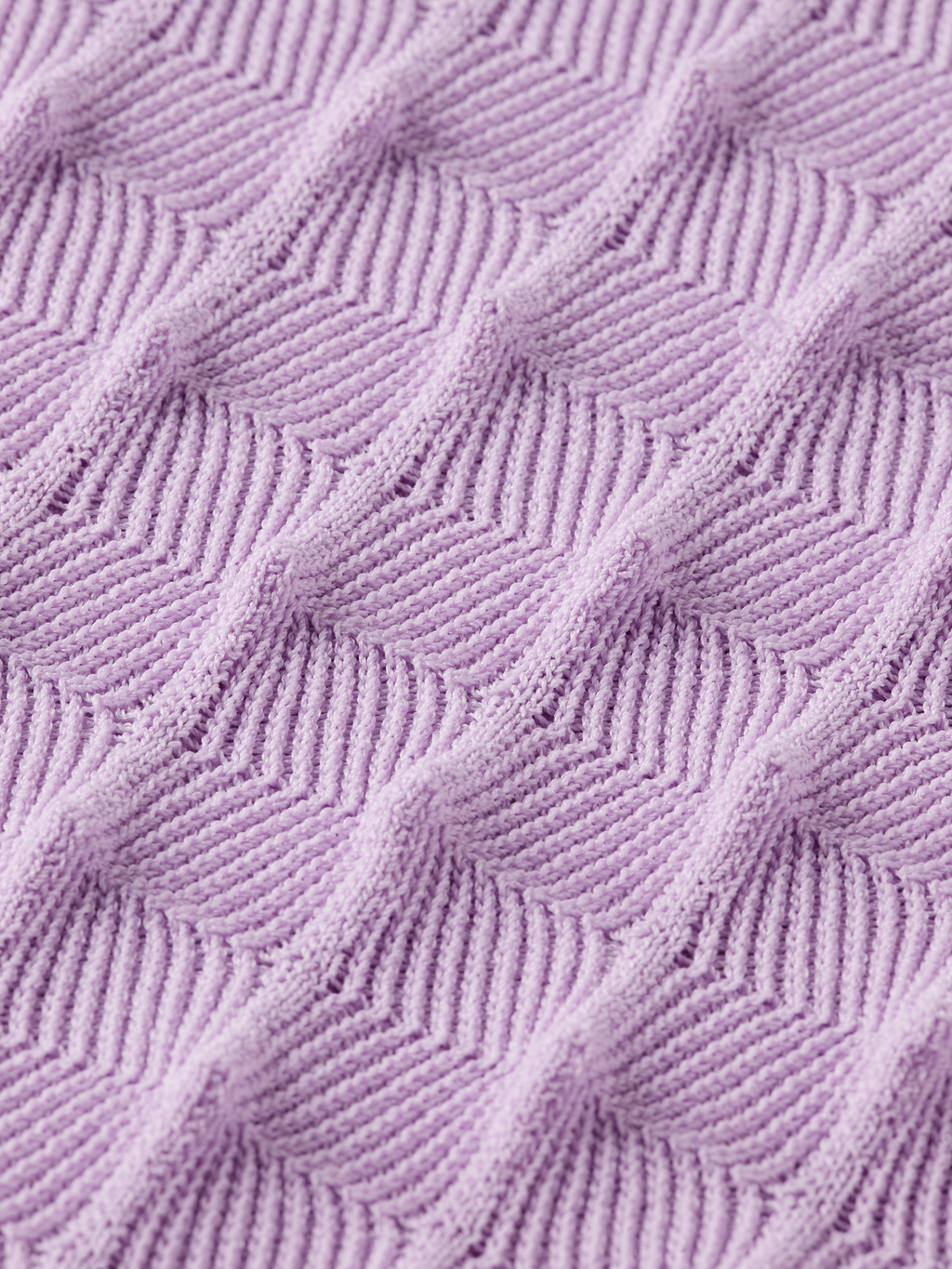 Textured stitch fitted pullover