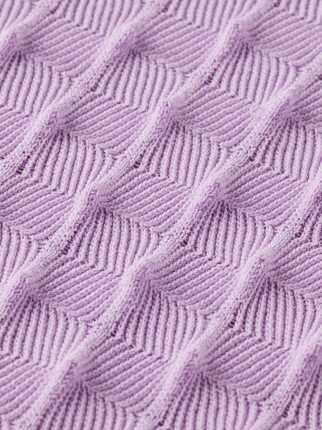 Textured stitch fitted pullover