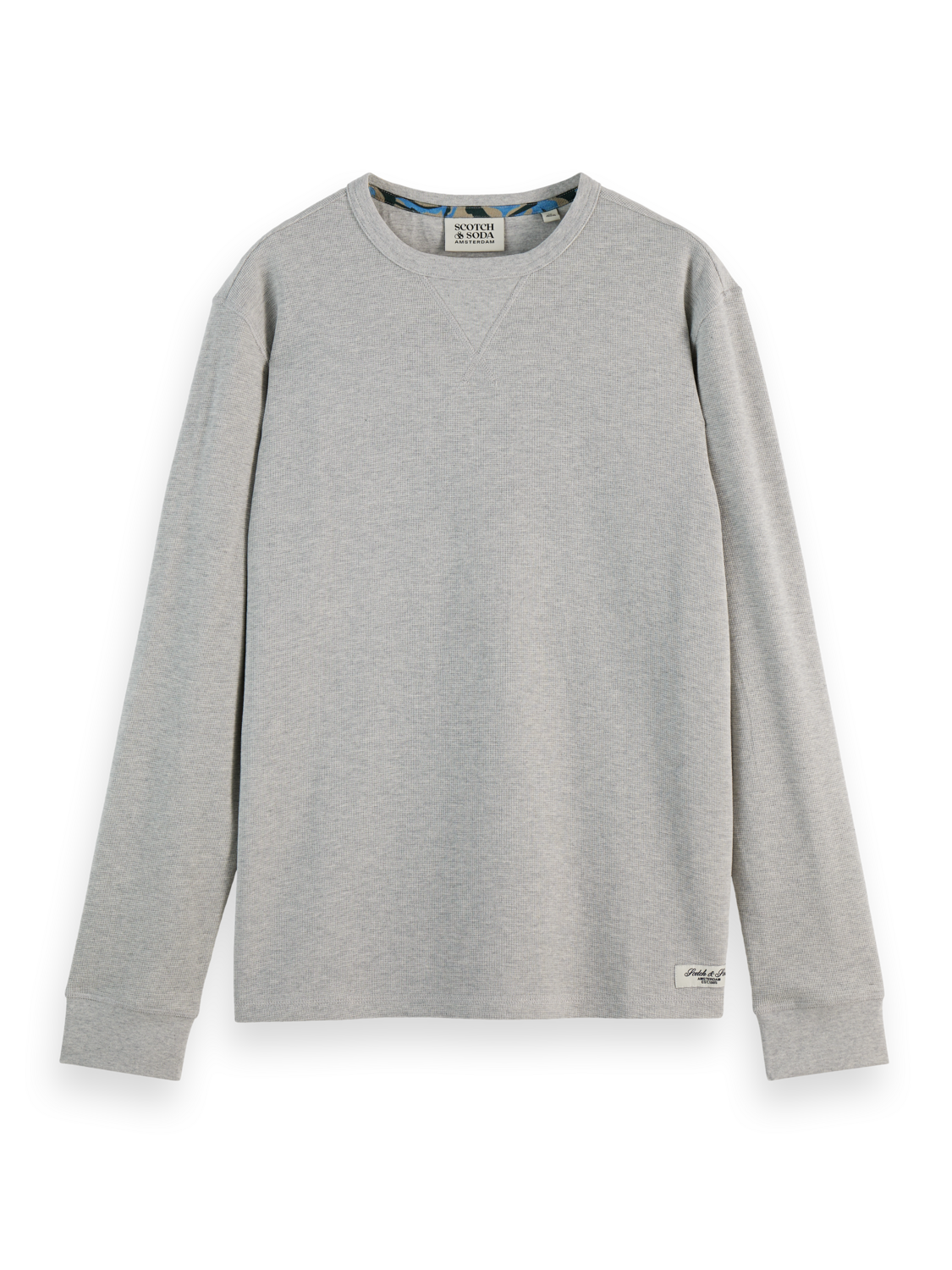 Waffle regular long sleeve t-shirt