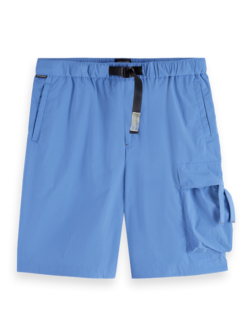 Lightweight nylon relaxed fit cargo short