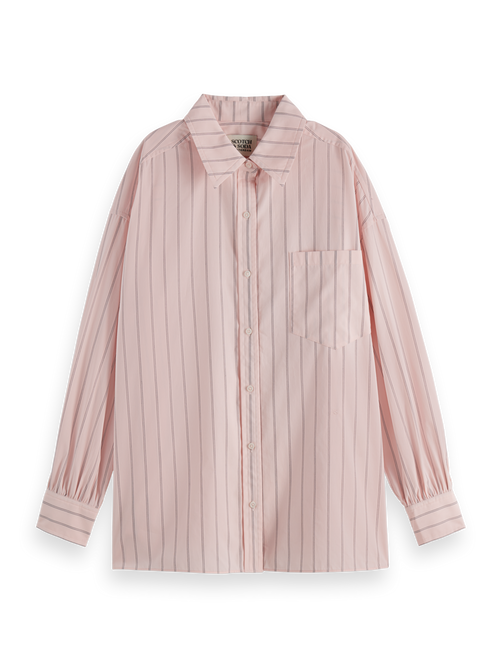 Striped Girlfriend Poplin Shirt