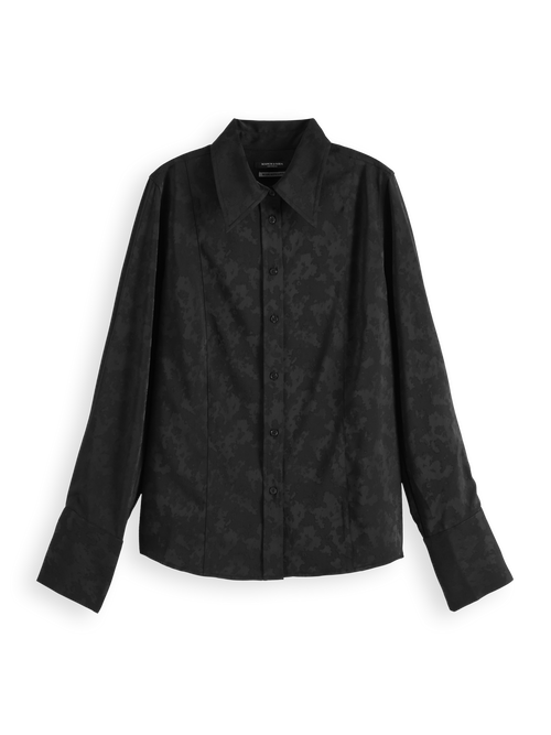 Satin Jacquard Shirt