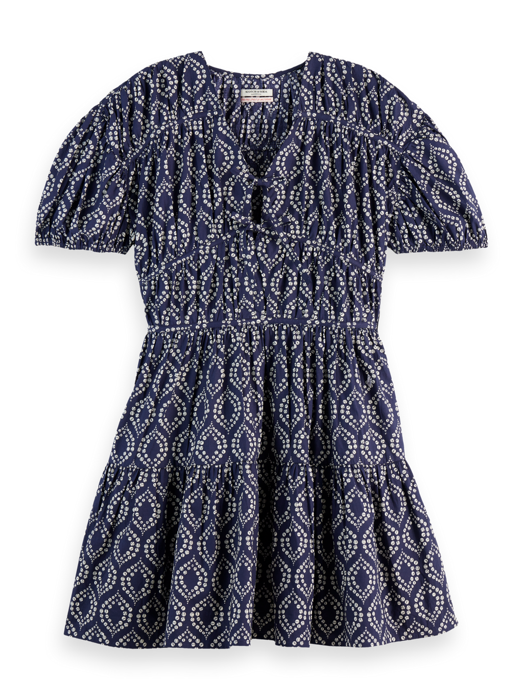 Mini Dress With Gathering