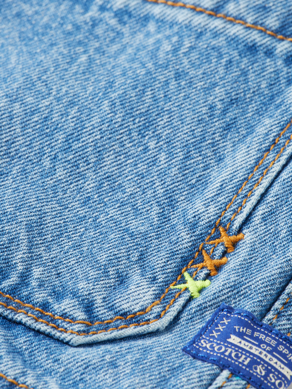 Boys Worked Out Denim Jacket