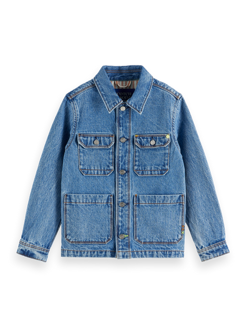 Worked out denim jacket - Lakehouse