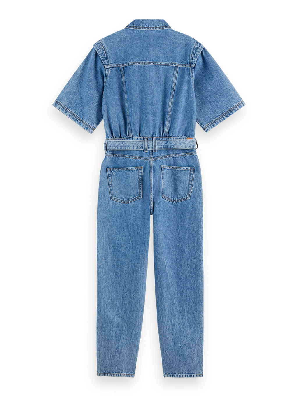 Denim workwear jumpsuit