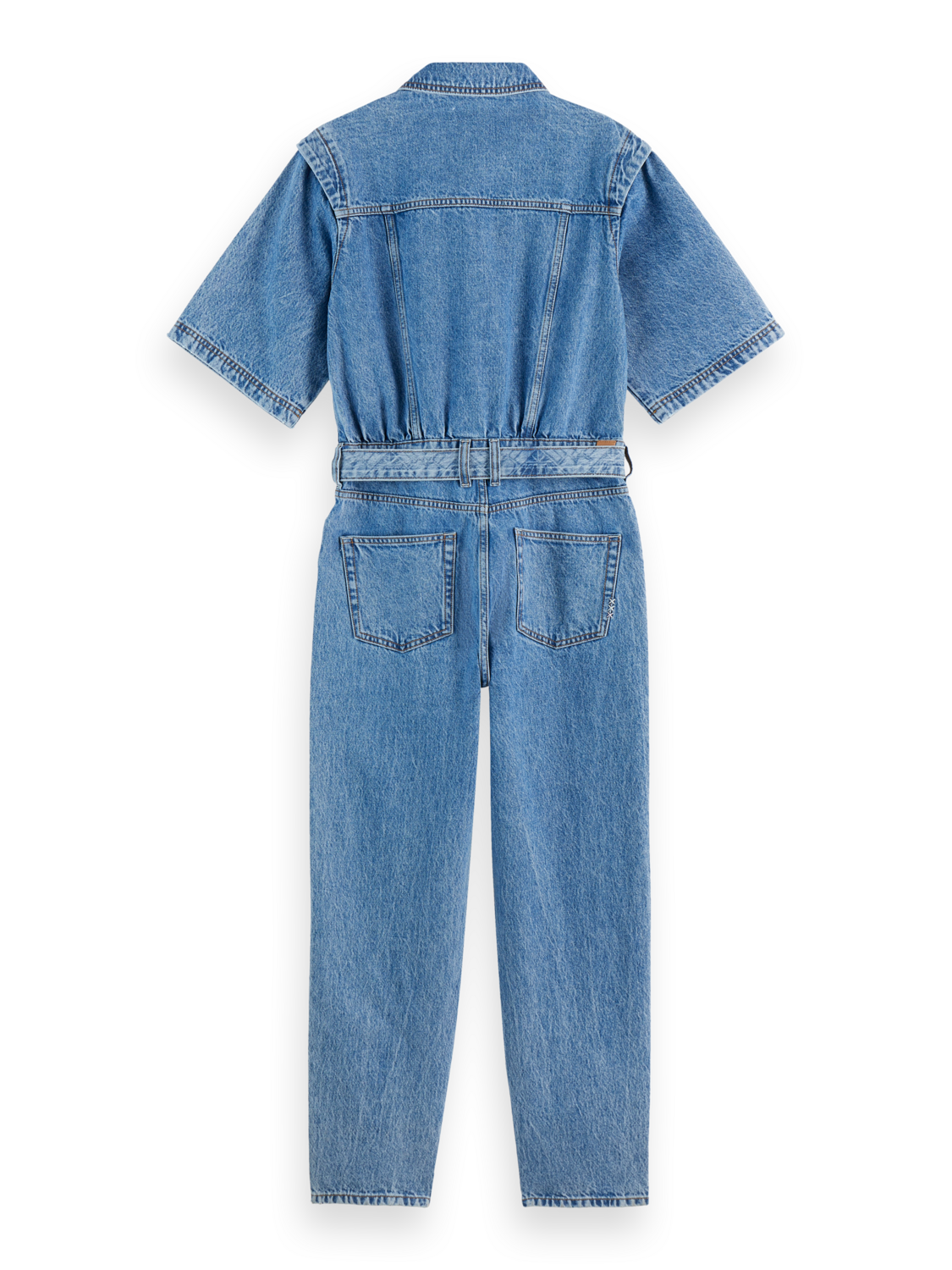Denim workwear jumpsuit