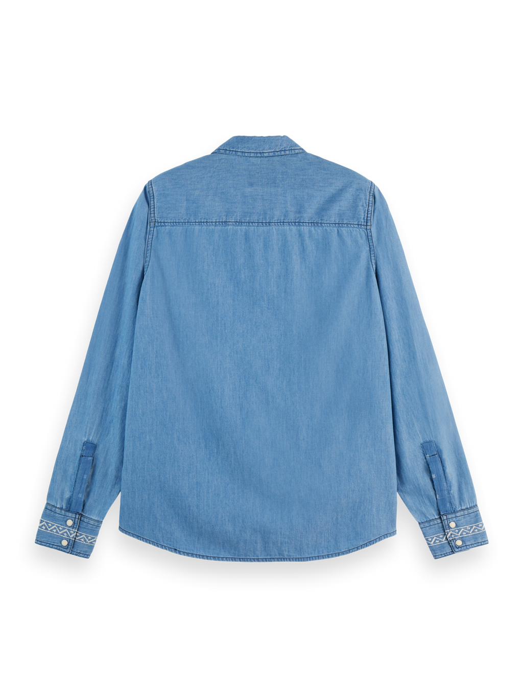 Washed out lightweight denim shirt