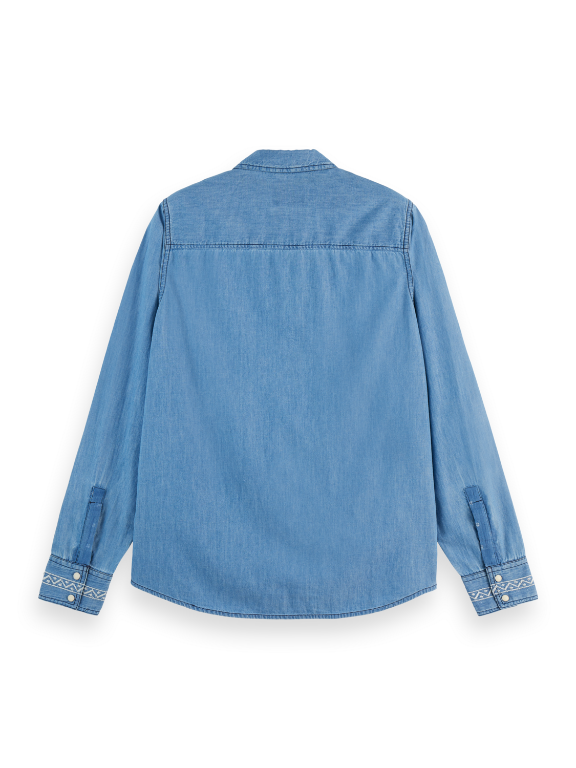 Washed out lightweight denim shirt