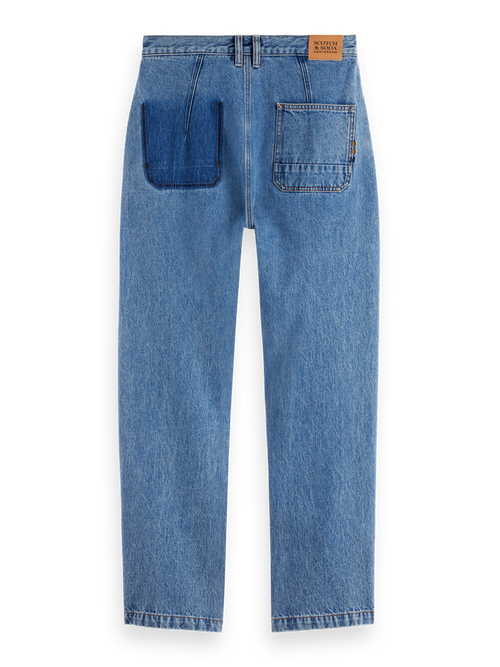 The Verve straight workwear pant in washed denim  Lakehouse