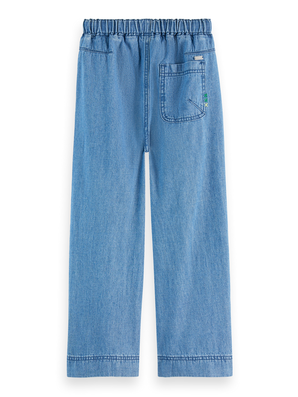 Girls Sporty Denim Pants