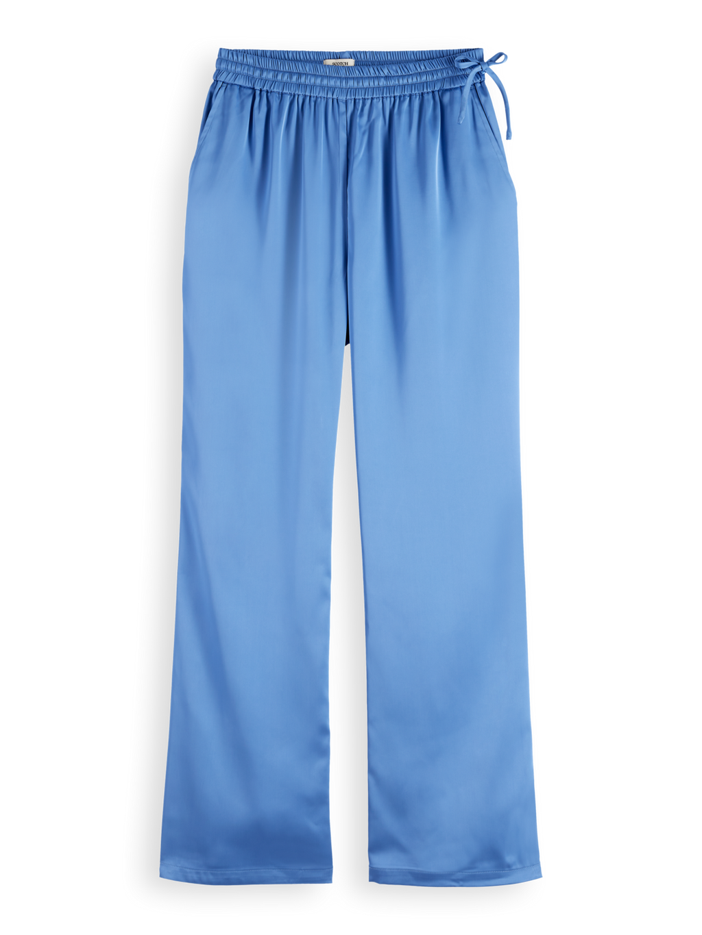 Mae mid-rise bootcut satin pant