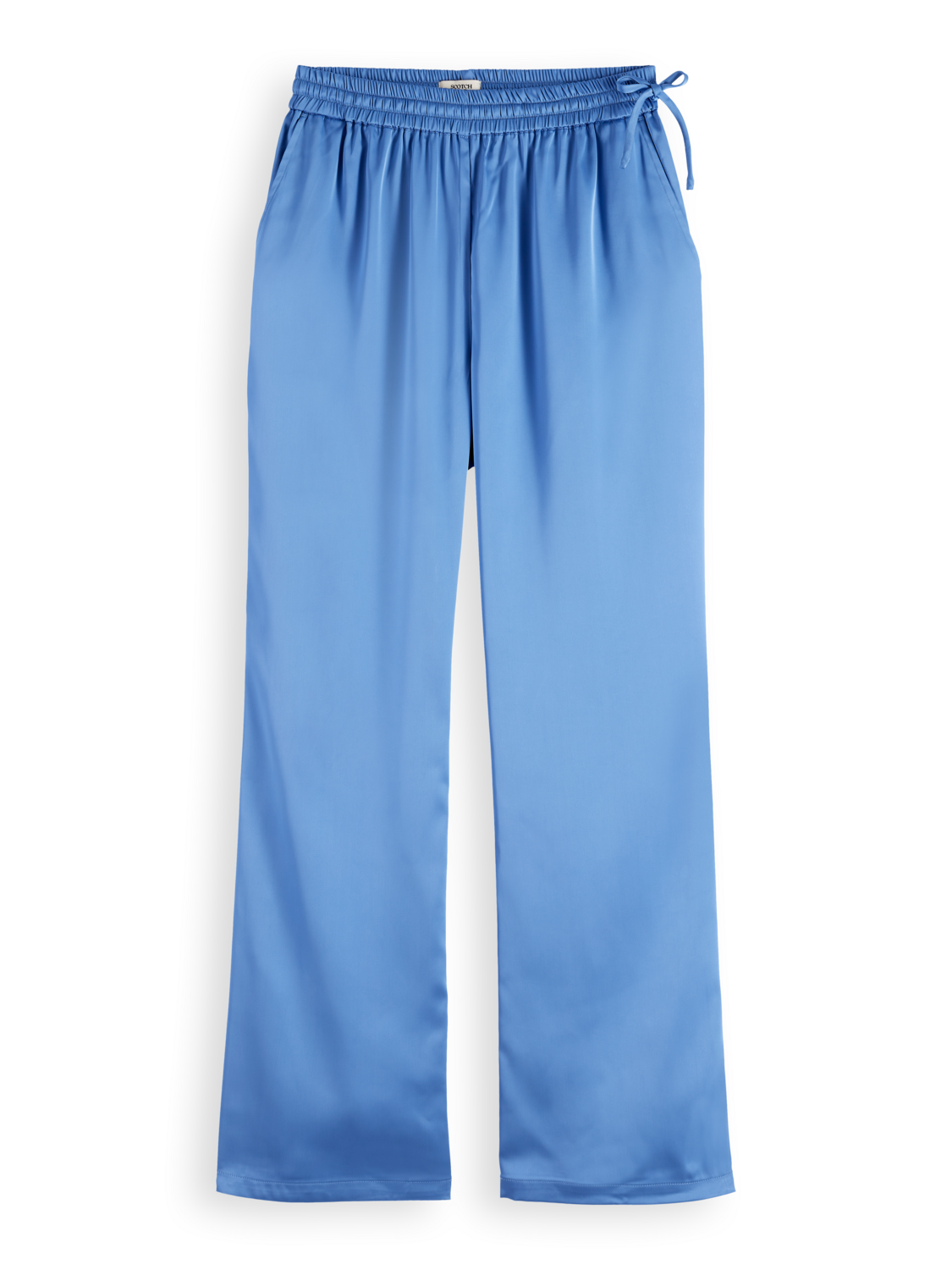 Mae mid-rise bootcut satin pant