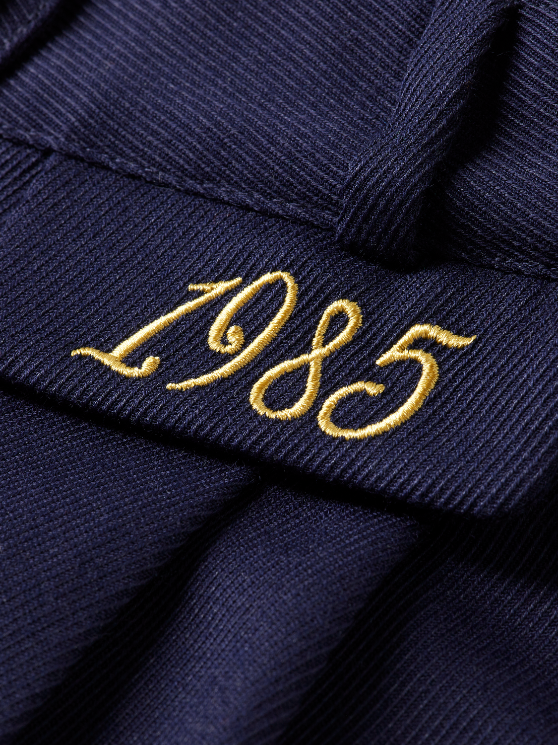 Gabardine twill A-line pleat short