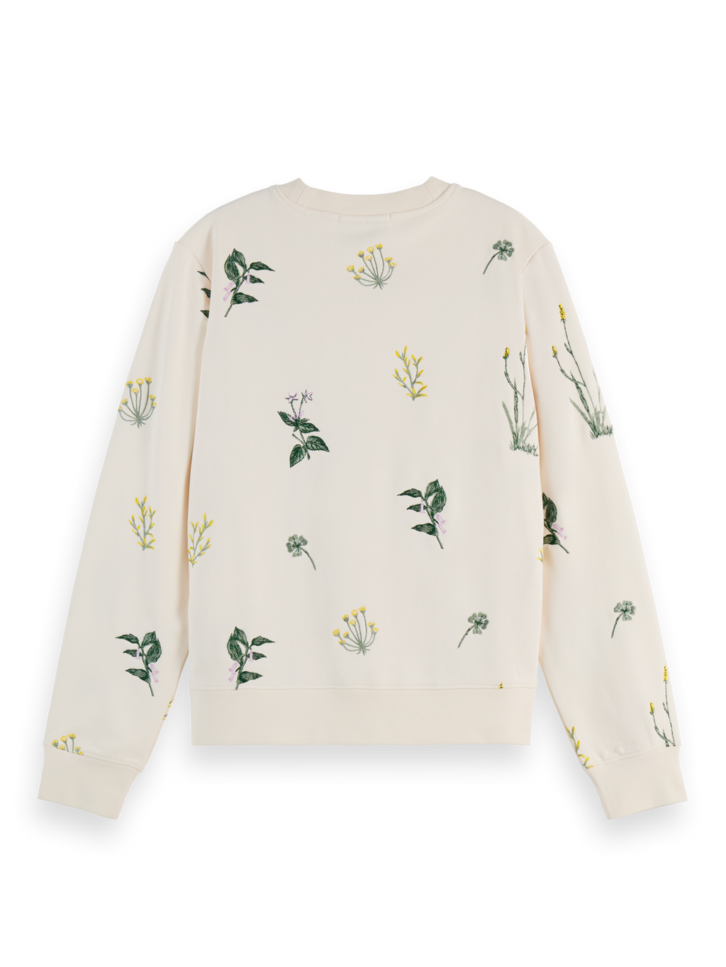 embroidery regular sweatshirt