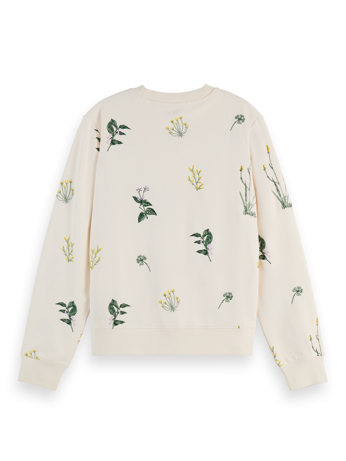 embroidery regular sweatshirt