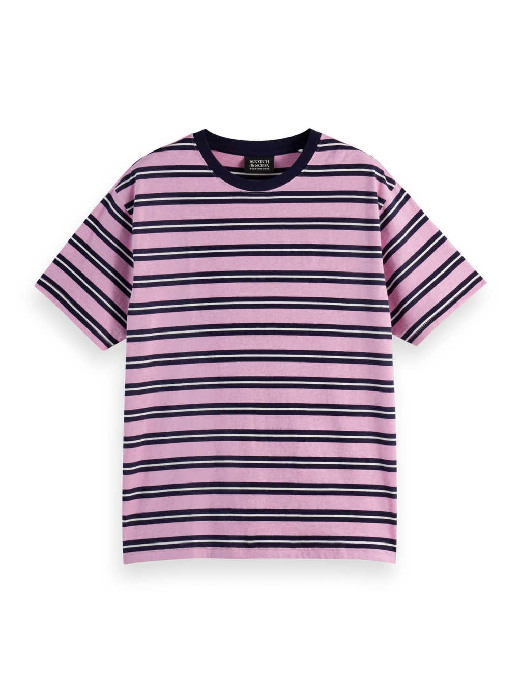 Stripe yarn-dyed t-shirt