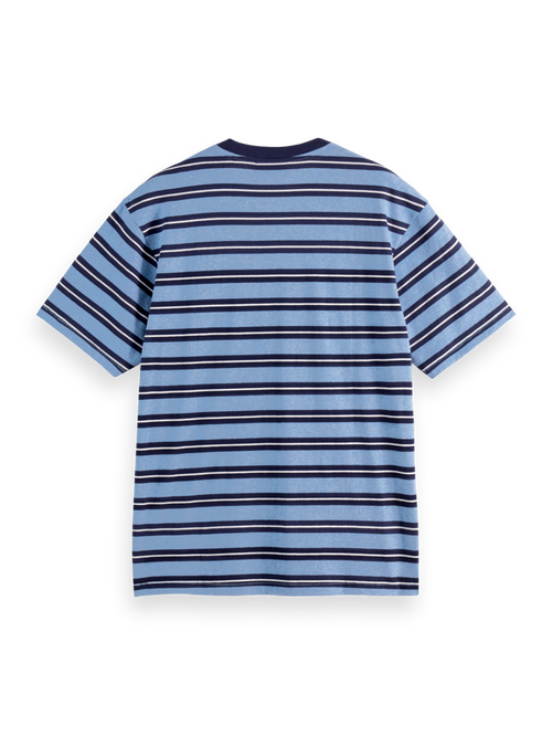 Stripe yarn-dyed relaxed fit t-shirt