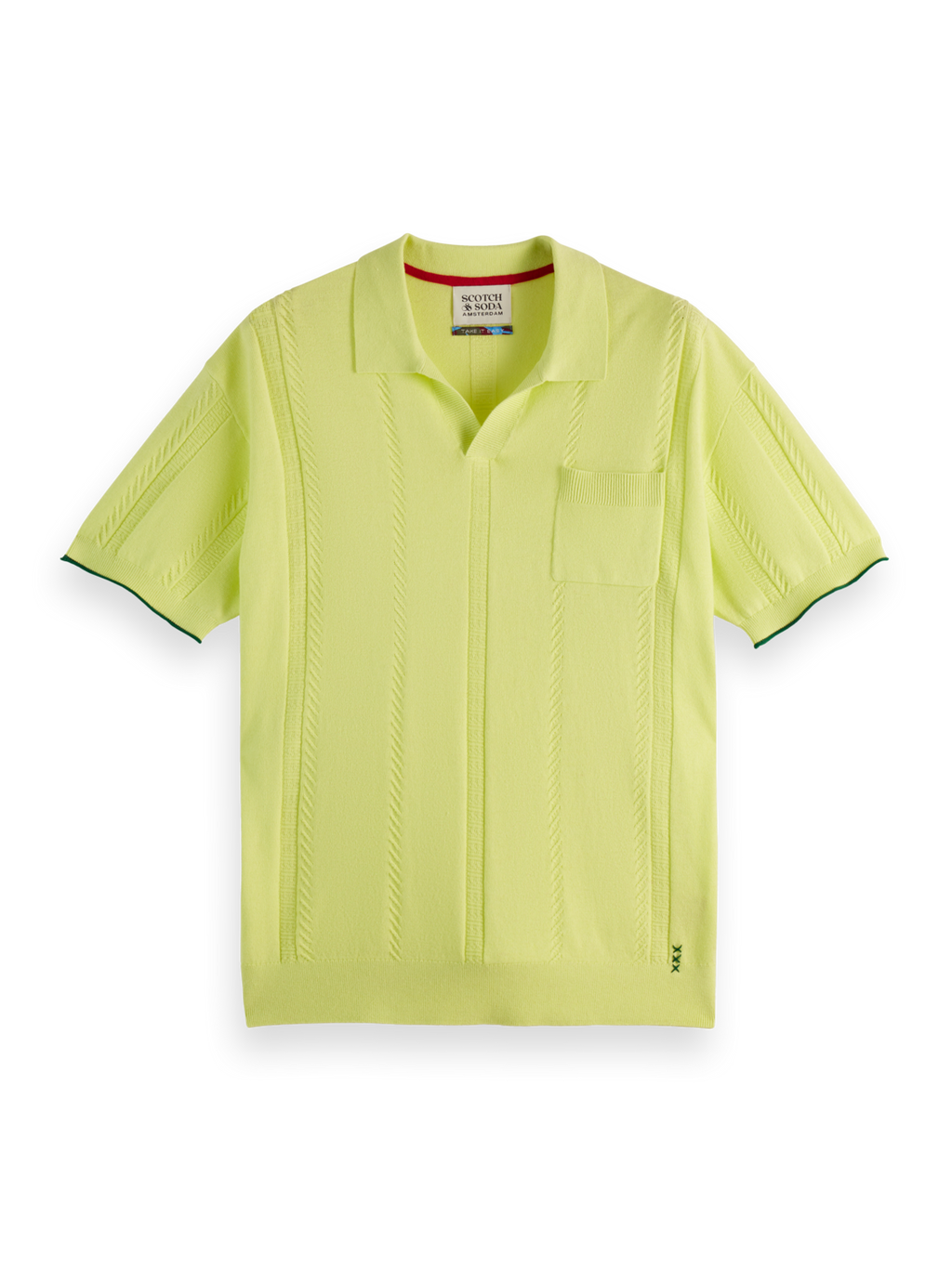 Knitted polo