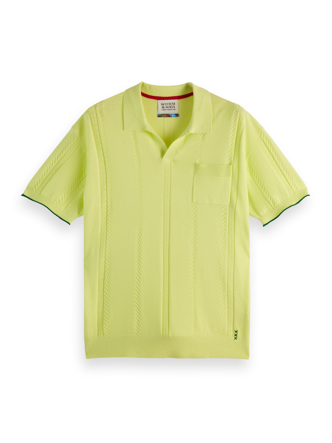 Knitted polo