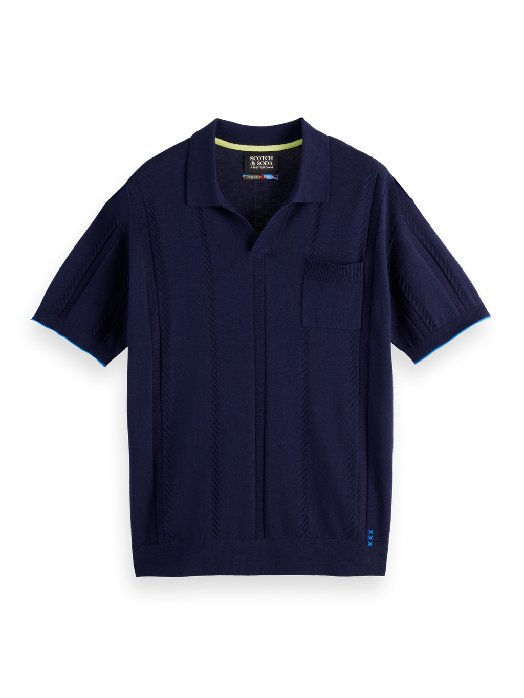 Knitted polo