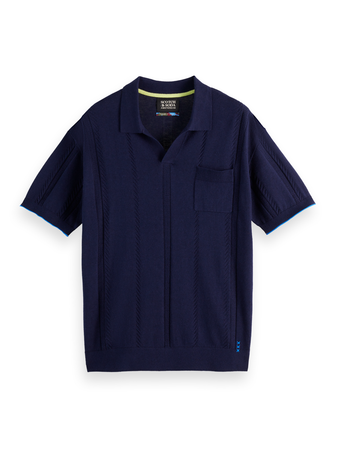 Knitted polo