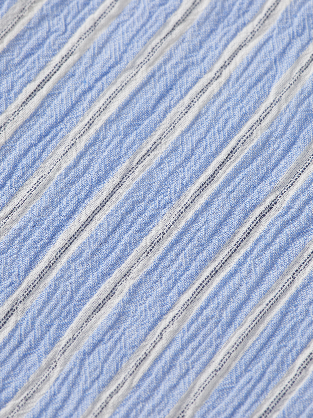 Regular crinkle striped shirt