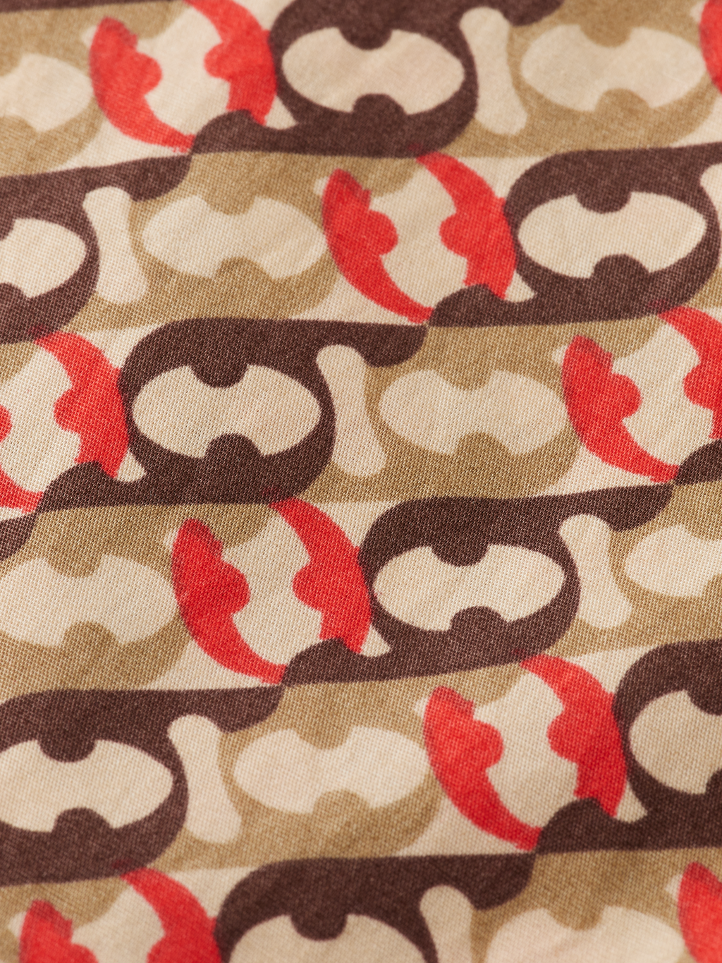 Regular geo-print shirt