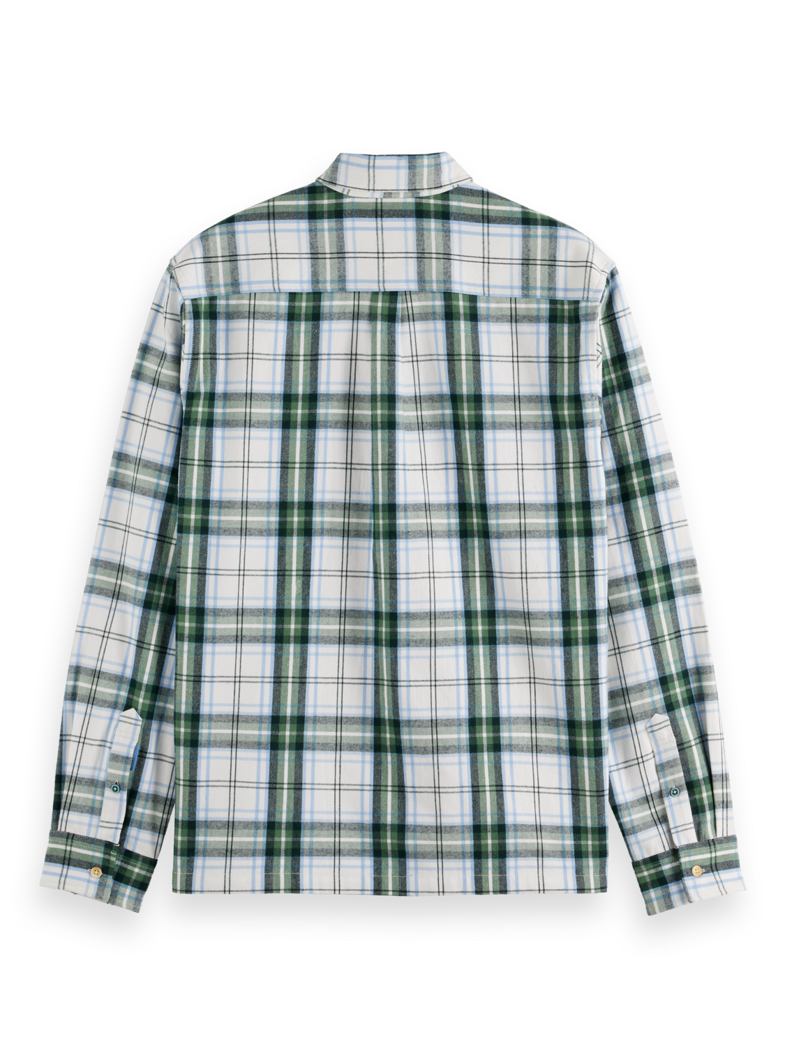 Relaxed yarn-dyed flannel check shirt