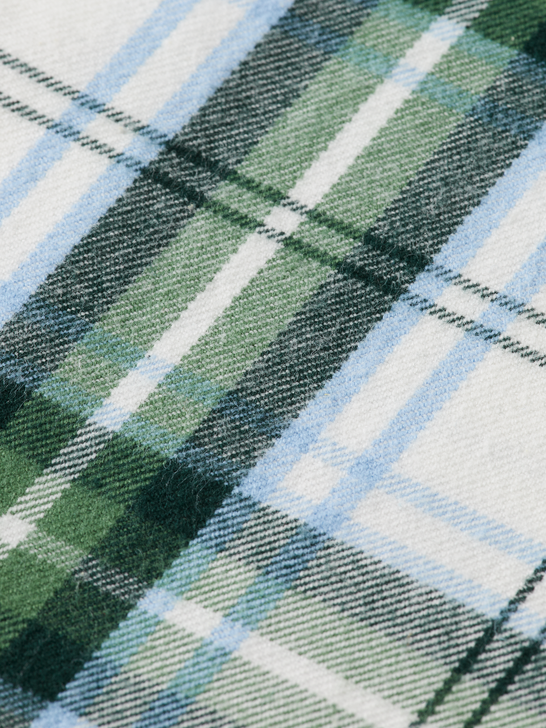 Relaxed yarn-dyed flannel check shirt