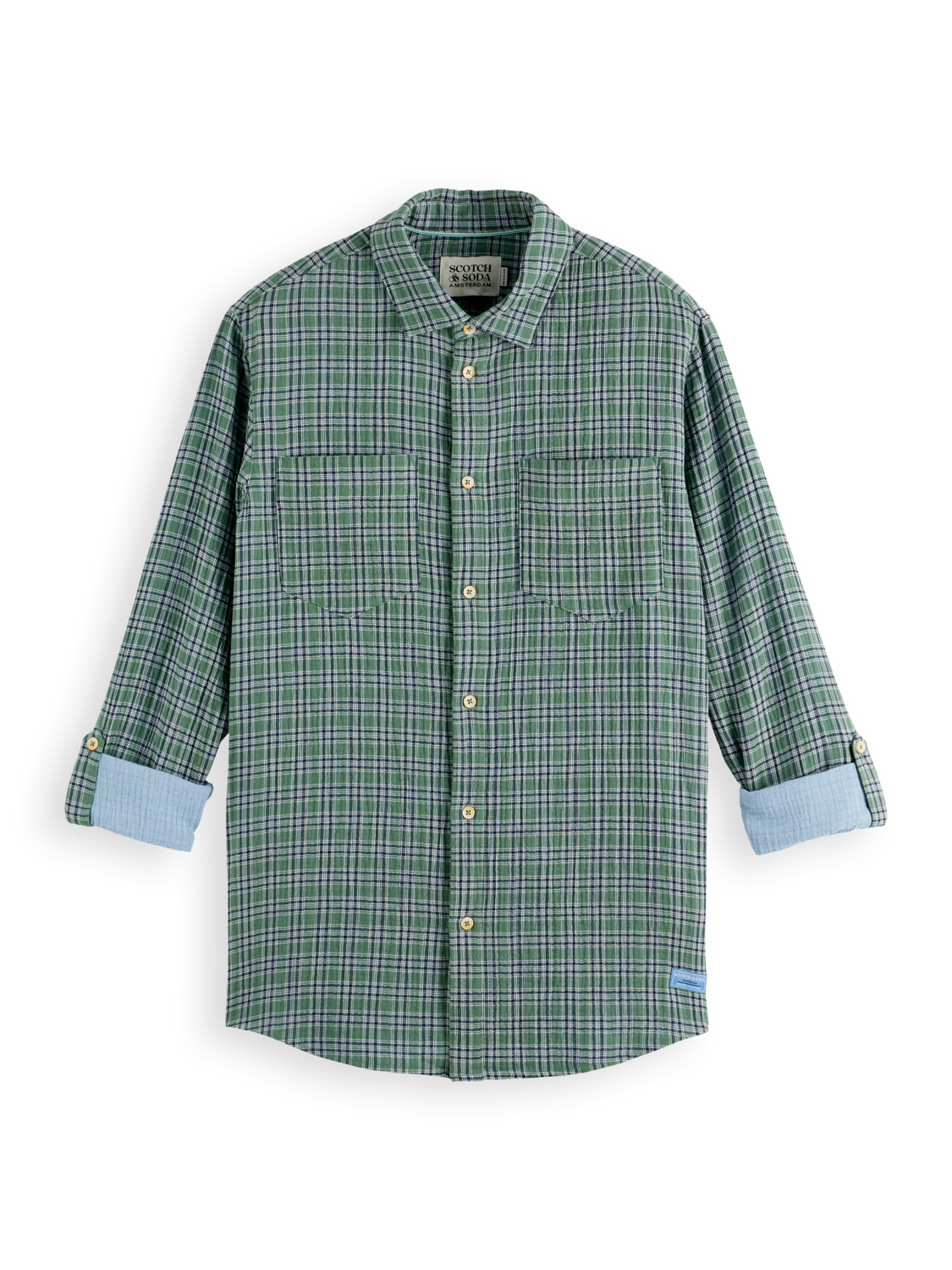 double face check shirt