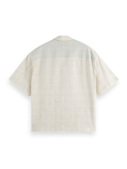 Relaxed fit yarn-dyed check shirt