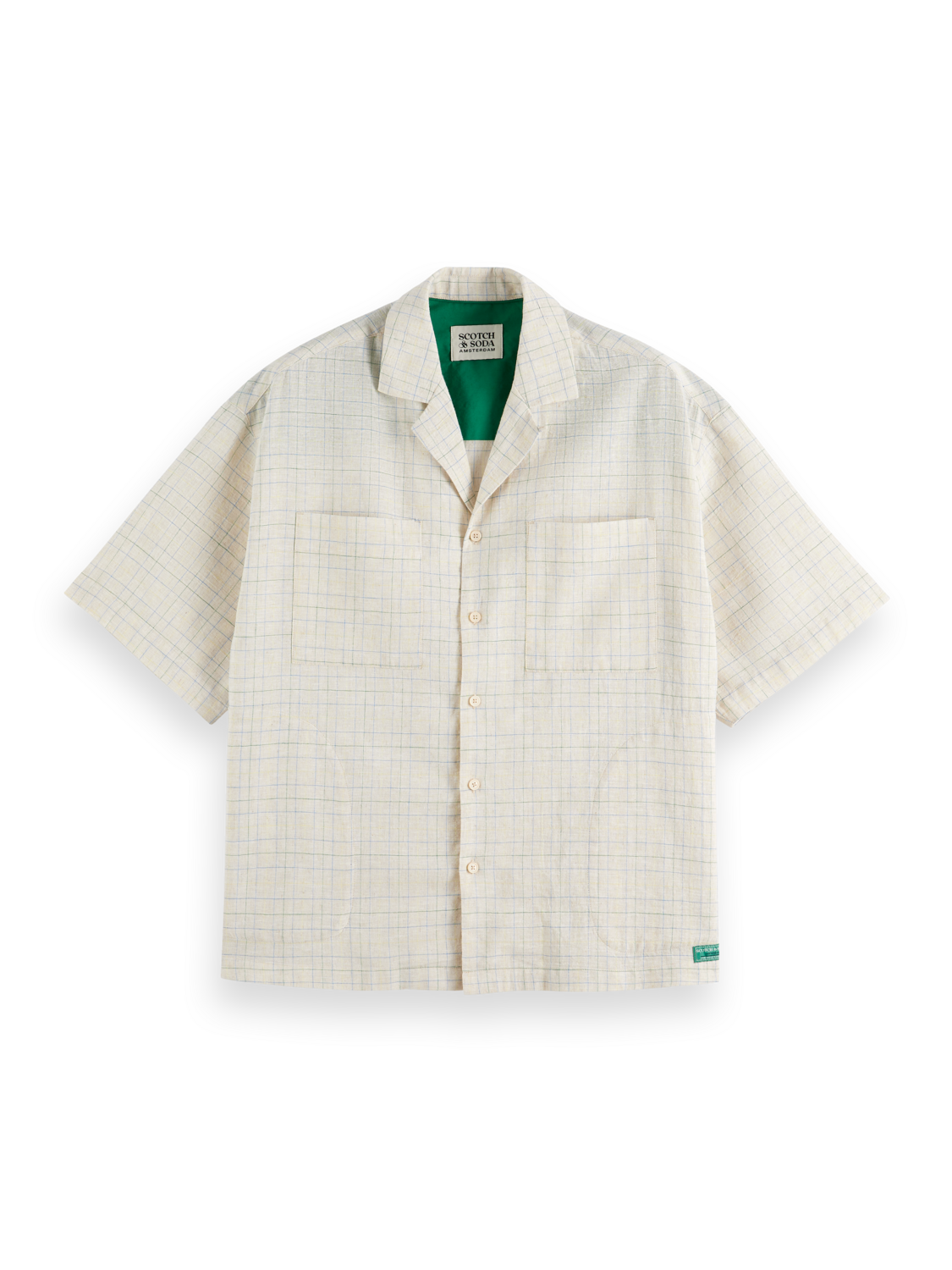 Relaxed yarn-dyed check shirt
