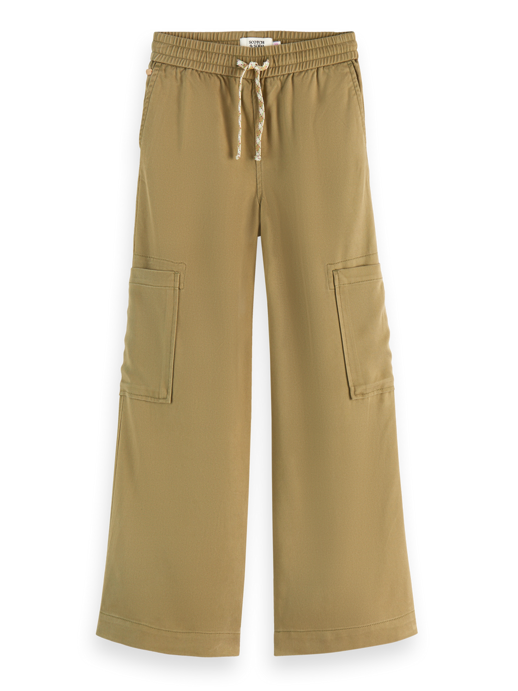 Girls Wide-Leg Cargo Pants