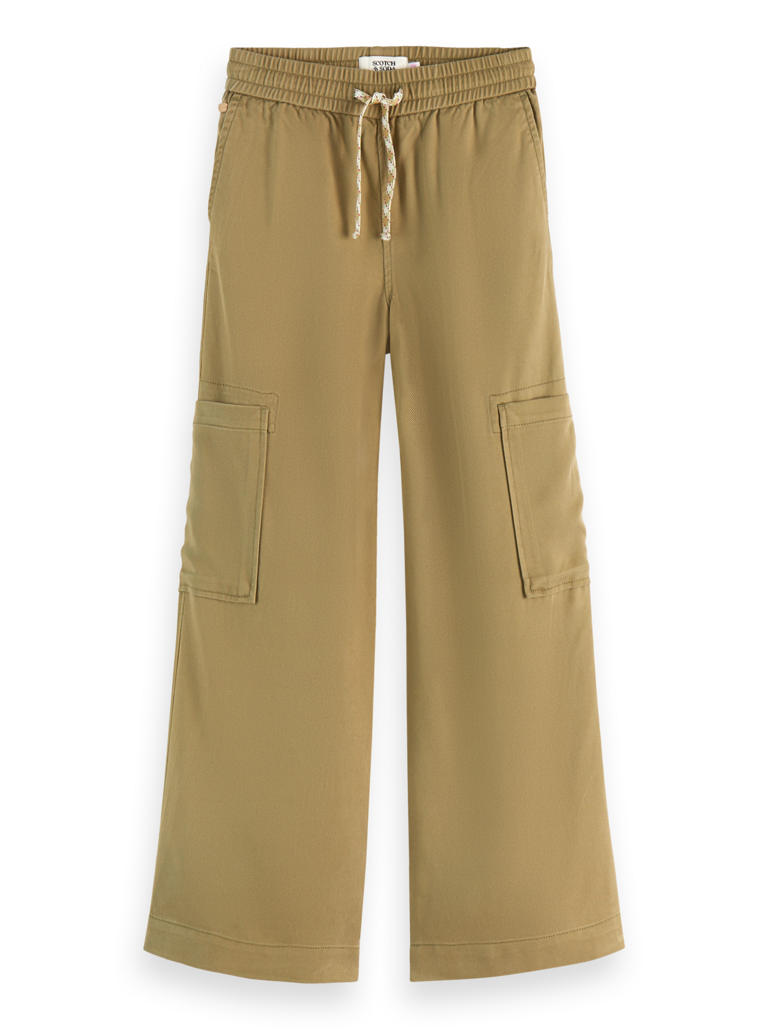 Girls Wide-Leg Cargo Pants