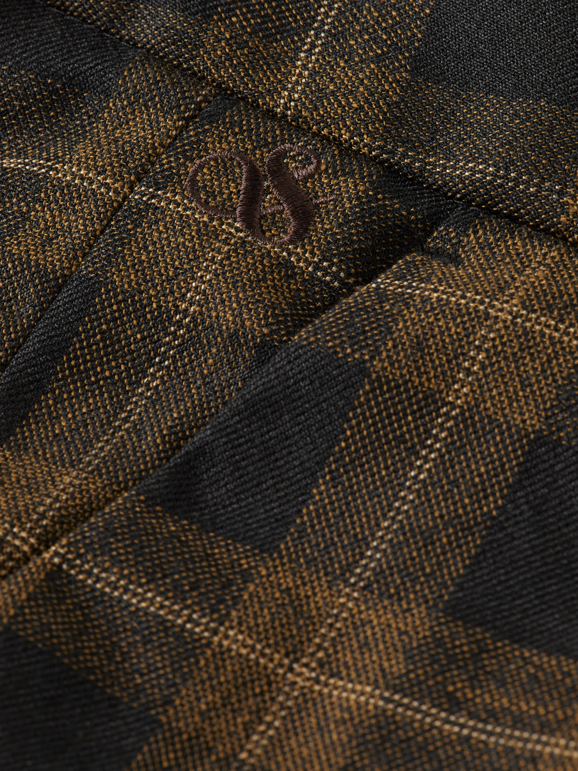Irving yarn-dyed tailored check chino